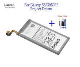 1x3000mAh 385VDC EBBG950ABE Bateria de Substituição Para Samsung Galaxy S8 G950 G950F G950A G950T G955S G950P G950U Ferramentas de Reparo k3420730