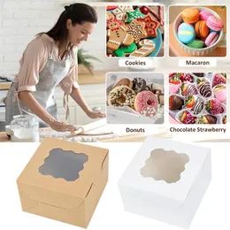 Geschenkpapier, 5/10 Stück, Kuchen, Kekse, Kraftpapier, Box, Süßigkeiten, Hochzeit, Geburtstag, Partyzubehör, Babyparty, Geschenke, Verpackung, Dekoration, Zubehör