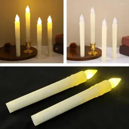 Party Decoration LED Candle Lights Avtagbara innehavare för juldekorationer Firande Thanksgiving öppen spis de R0B8