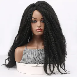 Wigs Marley Braid Capelli parrucca da 18 pollici Dreadlock sintetico Marley Parrucche intrecciate morbide Afro stravaganti Capelli intrecciati naturali per donne