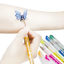 Kaihongyu Skin Skin Flash Tattoo Pen Body Paint Pen Holiday Party Diy Diy Painting Pain Pen