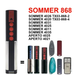 Sommer 4031 4020-TX03-868-4 Controle remoto da porta de garagem 868MHz 4 botões Slider 4031v000 Transmissor de mão Top Quality Novo