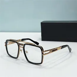 Neue Mode für Männer in Pilotenform, klassische optische Brille 6033, Deutschland-Designstil, avantgardistische High-End-Brille mit transparenten Gläsern