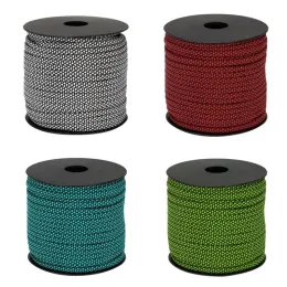 Paracord 50m paracord 2023 cordave cordão de acampamento multifuncional 7 ao ar livre pára-quedas núcleo corda tenda novo cabo 4mm