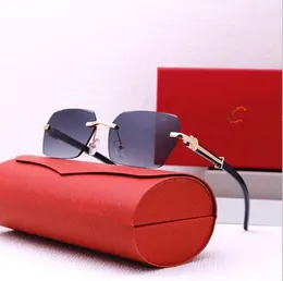 Designer occhiali da sole carttier designer occhiali da sole lettere di disturbo di lusso flusso assoluto occhiali tela