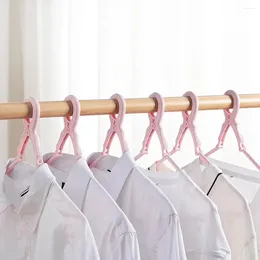 Hängare 5-stycken Spara utrymme och jackor Skjortor Scarves Secure Anti-Slip Clasp Windproof Clothes Hanger