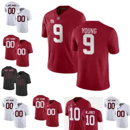 NCAA Alabama Crimson Custom S-6XL Tide Football Jersey 9 Bryce Young Will Anderson Jon John Metchie III Jerry Jeudy Nee Harris Jaylen Waddle 24SS 1: 1 471