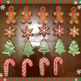 Инструменты для выпечки, 7 шт./компл., рождественские формочки для печенья, елка, пряничный человечек, колокольчик, перчатки, носок, форма для печенья «Ангел», кухонный инструмент