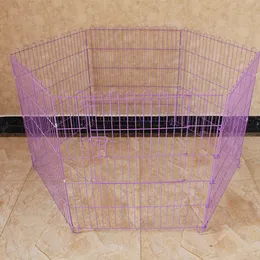 Zexin cage factory direct square tube fence large and medium-sized dog teddy dog cage fence pet fence dog cage