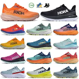 2024 hokka Clifton 9 8 Running Shoes hokkas Bonedi 8 Womens Mens Low Top Mesh Trainers Triple White Black Free shipping Oone Cloud Cyclamen Sweet Lilac Sports Sneakers