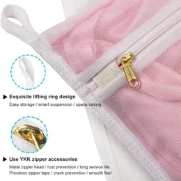 Sacos de lavanderia Saco de sutiã de malha não fluorescente Multifuncional Durável Anti Deformação Cesta de lavagem