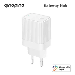 Controle Qingping gateway hub da porta Sensor de segurança de segurança de segurança Detector de alarme de segurança IoT Dispositivo Wi -Fi Connection funciona com Mi Home App