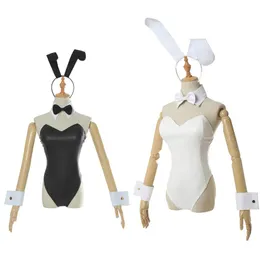 Anime Rascal drömmer inte om Bunny Girl Senpai Sakurajima Mai Azisagawa Cosplay Sexig Jumpsuit Wig Costume5118182