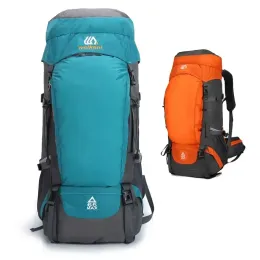 Sacos 65L Camping Mochila Grande Capacidade Saco de Escalada Ao Ar Livre Impermeável Montanhismo Caminhadas Trekking Sacos Esportivos