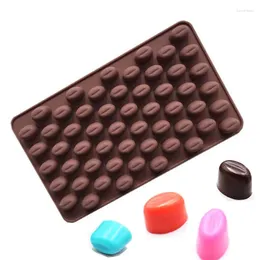 Baking Moulds DIY Silicone Chocolate Mold Coffee Beans Shaped Jelly Ice Candy Fondant Sugar Tool Cooking Tools Drop