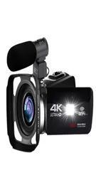 Rise4K Camcorder 48MP Vision Vision WiFi Control Camera Digital Camera 30 inch Touchsn Camcorder مع microphone747548