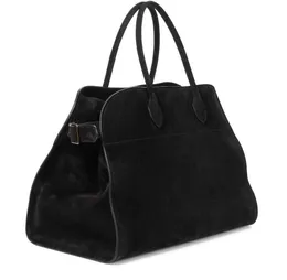 Designer Bags Leather THE ROW Margaux handbag Leather commuter bag Cow leather Tote travel shoulder light luxuryClassic tote bag 99