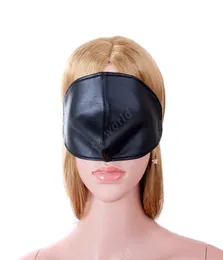 2016 Nuovo Arrivo Morbida Pelle PU Maschera per Gli Occhi Prodotti Del Sesso Fetish Sesso Benda Copertura Naso Maschera per Gli Occhi Adulti Giocattoli Del Sesso Per La Donna q05066309815