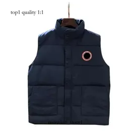 Canadas Goosejacket USA Winter Outdoor Intervery Mens Down Vests Luxury Bodywarmer Fashion Jackets Womens Gilet Designer Coat Male Doudoune Lucke Goose Vest 9848