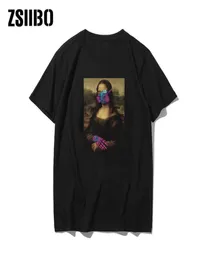 Yağlı Boya Graffiti Kompozisyonu Tshirt Menwomen Klasik Film Serisi Tshirt Kişilik Yaratıcı Yenilik Oyunu Men039S Tshi6690318