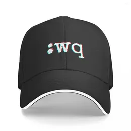 Bonés de bola Sair Vim: wq Sign Pro Programmers Dica - Boné de beisebol engraçado Chapéus de caminhoneiro Mulher Homens