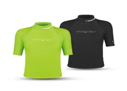 WINMAX Schwarz und Grün Taucheranzüge Badebekleidung für Herren Kurze Surfkleidung Hemd Rash Guard Herren Bademode Lycra Rash Guard für Herren Su6145084