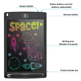 8,5/12 -дюймовый ЖК -дисплей таблеток Электронная доска для детских игрушек магическое блокнот.