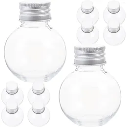 Vase 10 PCS Water Bottle Anti-Leak Bottles Juice Storage with Pet Pet Multipurpose Drink Clear Plastic Party