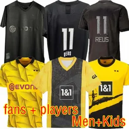 23 24 Sancho 축구 유니폼 Reus Dortmunds Westfalenstadon Special 2024 Football Shirt Men Kids Kit에서 50 년