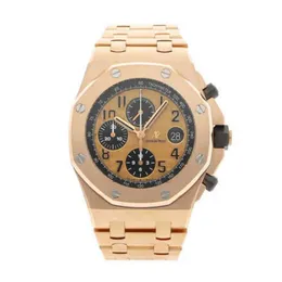 Top Top Men Watch Pigue Abbey APF Factory Epic Royals Oaks Offshore Signature Gold Mens Watch 26470or.oo.1000or.01BzB3