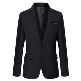 Roupas de marca outono terno blazer masculino moda magro ajuste ternos masculinos casual cor sólida masculino tamanho m4xl 240321