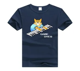 Teewining Tastiera Gatto T Shirt The It Crowd Roy Maglietta Uomo Donna Maglietta Streetwear Tee Piano Cat Game Over J1906123533135