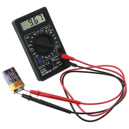 Professionell DT832 Digital Multimeter LCD för DC Voltmeter Ammeter Ohm Tester