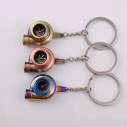 2024 MINI Turbo Turbocharger keychain توربينات التوربينات سلسلة مفتاح الحلقة Keyfob Keyring Car Caring Car Carning Metal Prendant keykain