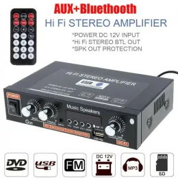 G30 Audio Amplifier 45WX2 Channel 2.0 Digital para carro Home Car Poodern Bluetooth 5.0 HIFI SUBWOOF AMP SUPPORTE USB TF FM AUX