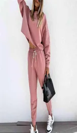 Duuti Women039S TrackSuit فضفاضة ملائمة 2 قطعة مجموعة publovertant