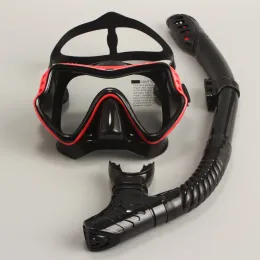 다이빙 마스크 JSJM Professional Snorkel Diving Mask Snorkels 고글 안경 다이빙 고글 수영 튜브 세트 스노클링 마스크 성인 유니스피시스