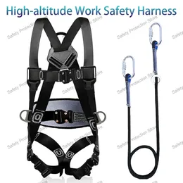 Fivepoint Highaltitude Work Safety Harness Full Body Belt Outdoor Climbing Training Electrician Protection Equipment 240320