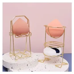 Makeup Sponges 1Pc Metal Bracket Puff Rack Cosmetic Holder Blender Display Stand Alloy Drying Power Make Up Sponge Tools