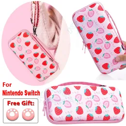 Сумки для Nintend Switch, розовый чехол Kawaii, чехол NS, милая сумка для хранения из ЭВА, дорожная сумка для переноски, жесткий корпус для ПК, для игровой консоли Nintendo Switch