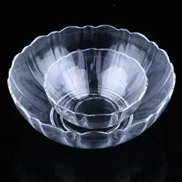 Factory direct lotus bowl salad bowl dessert bowl a variety of specifications optional lead-free transparent glass bowl tableware