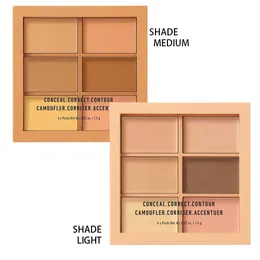 NY 6 Shades خفائية تمييز Coutour Palette Foundation Makeup تصحيح خافياء كريم
