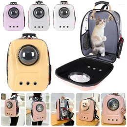 Mochila para transporte de gatos, bolsa respirável para transporte de animais de estimação, bolha portátil, produtos para cães