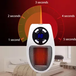 Riscaldatore ad aria elettrica a parete da 500 W per camera da telecomando del radiatore per la casa con remoto elemento ceramico PTC