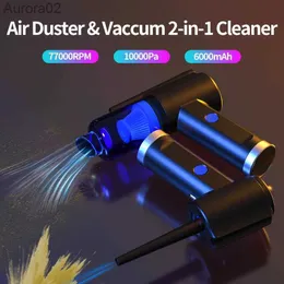 Vakuumreiniger Computerreiniger Druckluft Dustercar Vakuum Tastaturreiniger Luftspray 2 in 1 Dust Reinigung Schlamm für Hausluft Blow Gun YQ240402