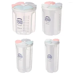 Storage Bottles Grain Box Moisture-Proof Sealed Cereal Container Multi-purpose Muiltiple Compartment For Bean Rice Flour