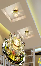 Laimaik Crystal LED LED LIGHT 3W AC90260V غرفة المعيشة الحديثة مصباح كريستال مصباح LED مصباح LOTUS Lotus Lights7588153