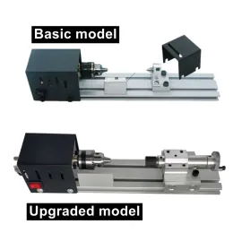 Verbessert 12-24V Mini Drehleiterpoliziermaschine DIY CNC-Bearbeitung für Tafel Holzbearbeitung Holz DIY-Werkzeug Drehleistung Standard-Set 96W