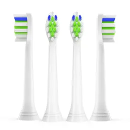 Likers Electric Tooth Brush Head 4 Pack Diamond Bright White Tooth Brush Head HX6064/HX6063 för Philips