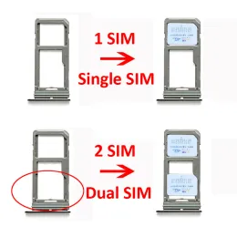 För Samsung Galaxy S7 Edge G935 Original Phone Housing New Sim Card Adapter och Micro SD Card Tray Holder